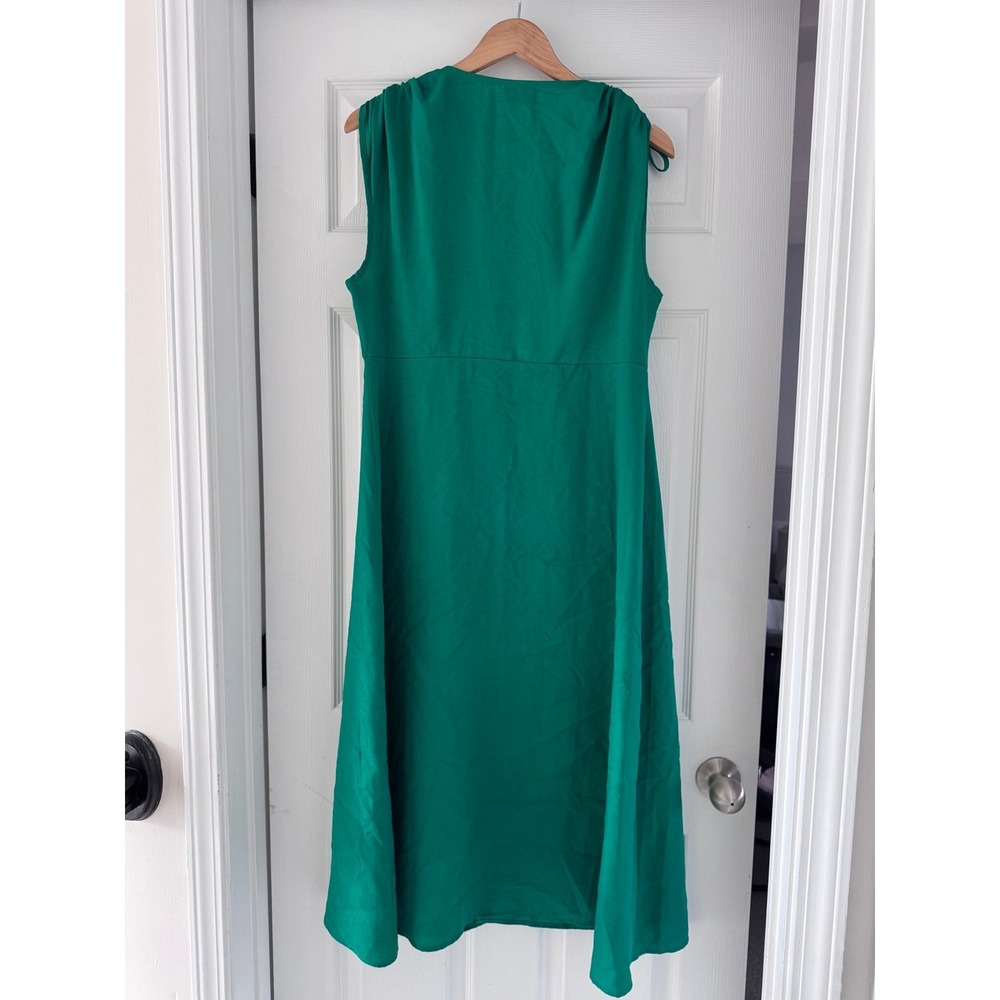 Molly Bracken Womens Green Maxi Dress Casual Spring - Picture 3 of 5
